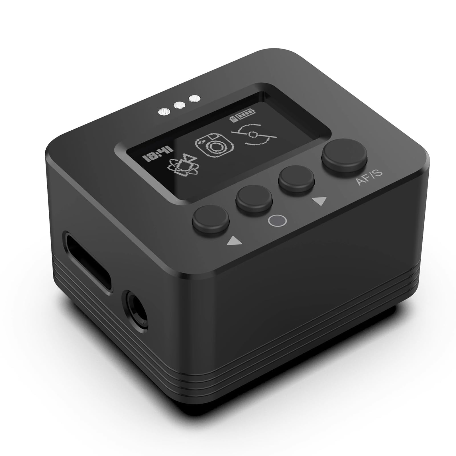 Box Stabilizzatore per Fotocamera con Giroscopio, Stabilizzatore Video Anti-Vibrazione con Oltre 35 Ore di Autonomia - Attacco Hot Shoe, Struttura in Alluminio per Smartphone e Action Camera