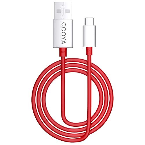 COOYA Cable de carga USB C de 80 W para OnePlus 13 15 12 10 Pro, 10A USB A a USB C cable de carga para OnePlus 7 Pro 8 7T, cable de carga