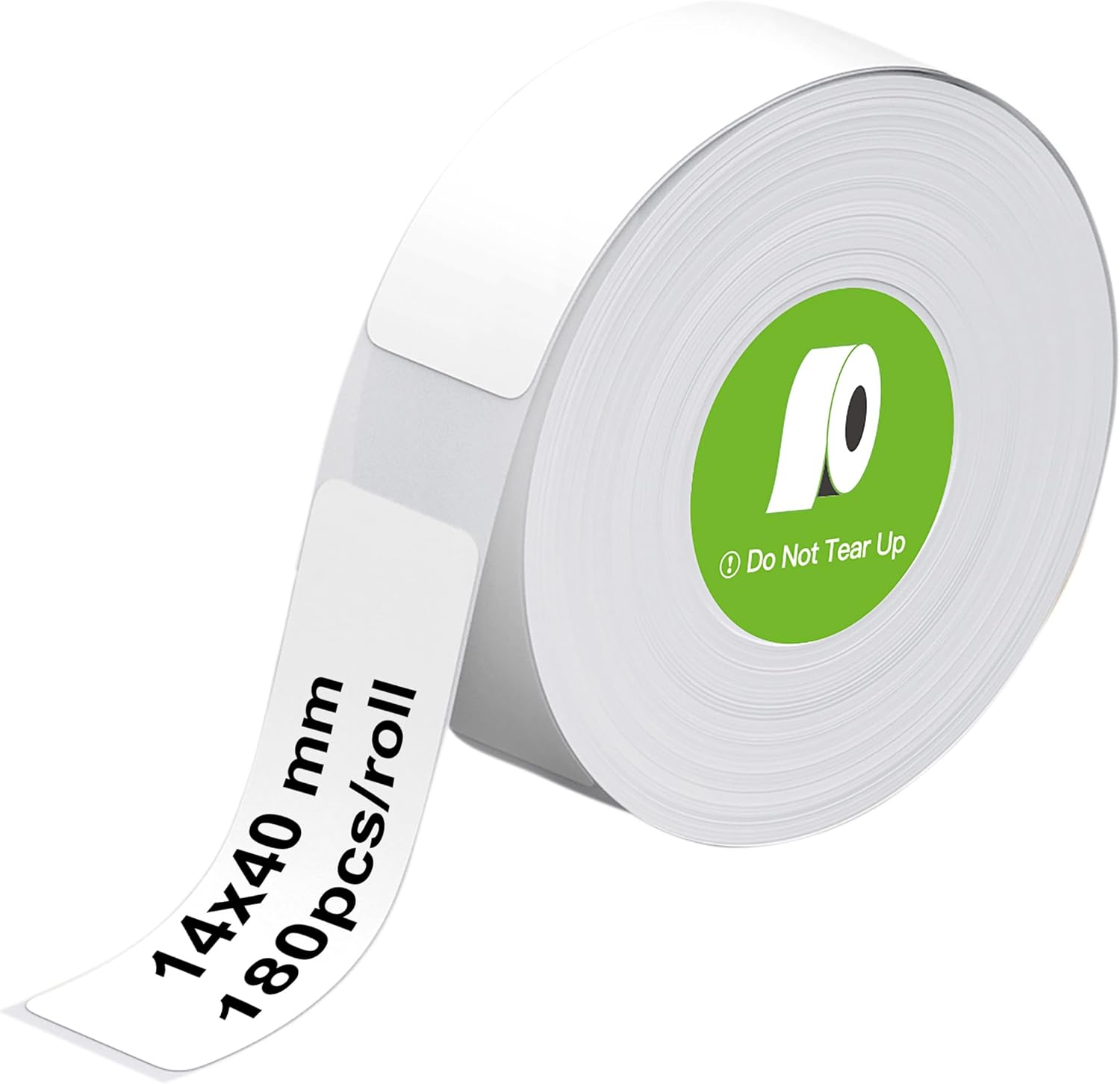 Olympia Label Roll White | Labels for Label Printers | Label Tape 14 x 40 mm | Label for P22 Printers | Label Printer Labels | Uncoated | 180 Pieces per Roll