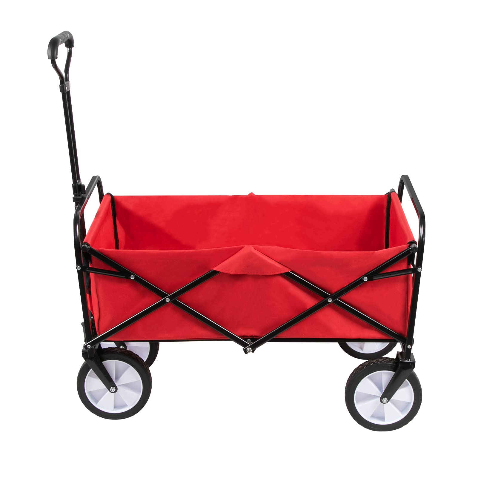 Buy Folding Wagon Cart 300 Pound Capacity, Collapsible Utility Shopping