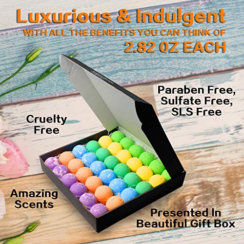 Rachelle Parker PRP-T6 Bulk Bath Bombs Gift Set. 36 Aromatherapy Bath Bomb Set thumb #4