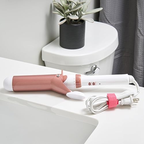 Miniatura 2 de Wrap-It Storage Cinch Straps - 5 pulgadas (paquete de 8) Coral - Organizador de cables para electrodomésticos y bridas para cargadores y accesorios