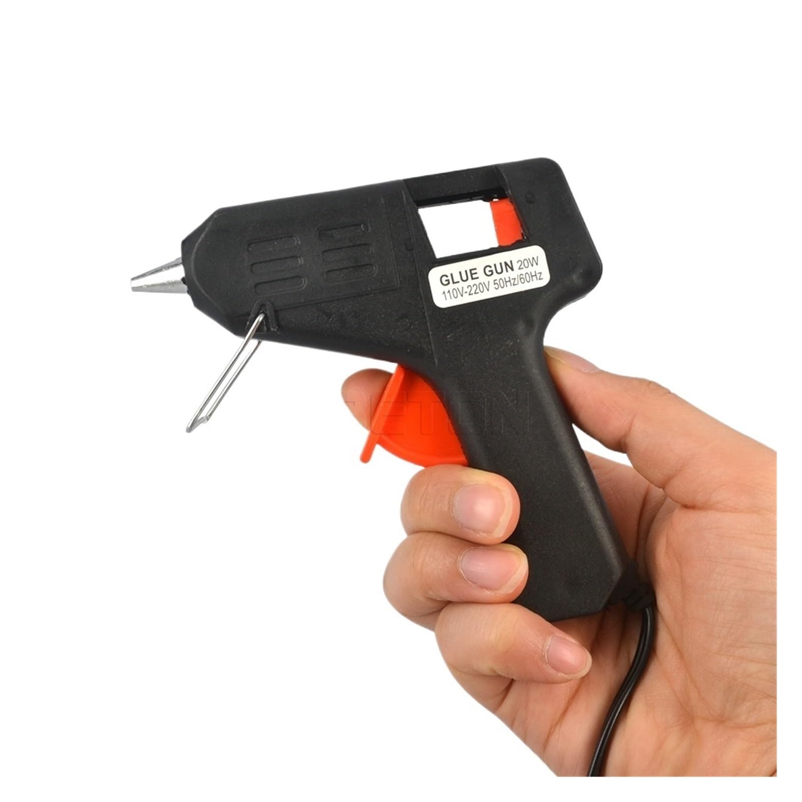 1 szt. Elektryczny pistolet do klejenia na gorąco topliwy pistolet do kleju topliwego 20W termiczne narzędzie do naprawy sztuki do projektów rzemieślniczych Brico