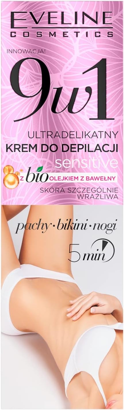 Eveline Cosmetics Delikatny krem do depilacji Armpit 9 w 1, 125 ml