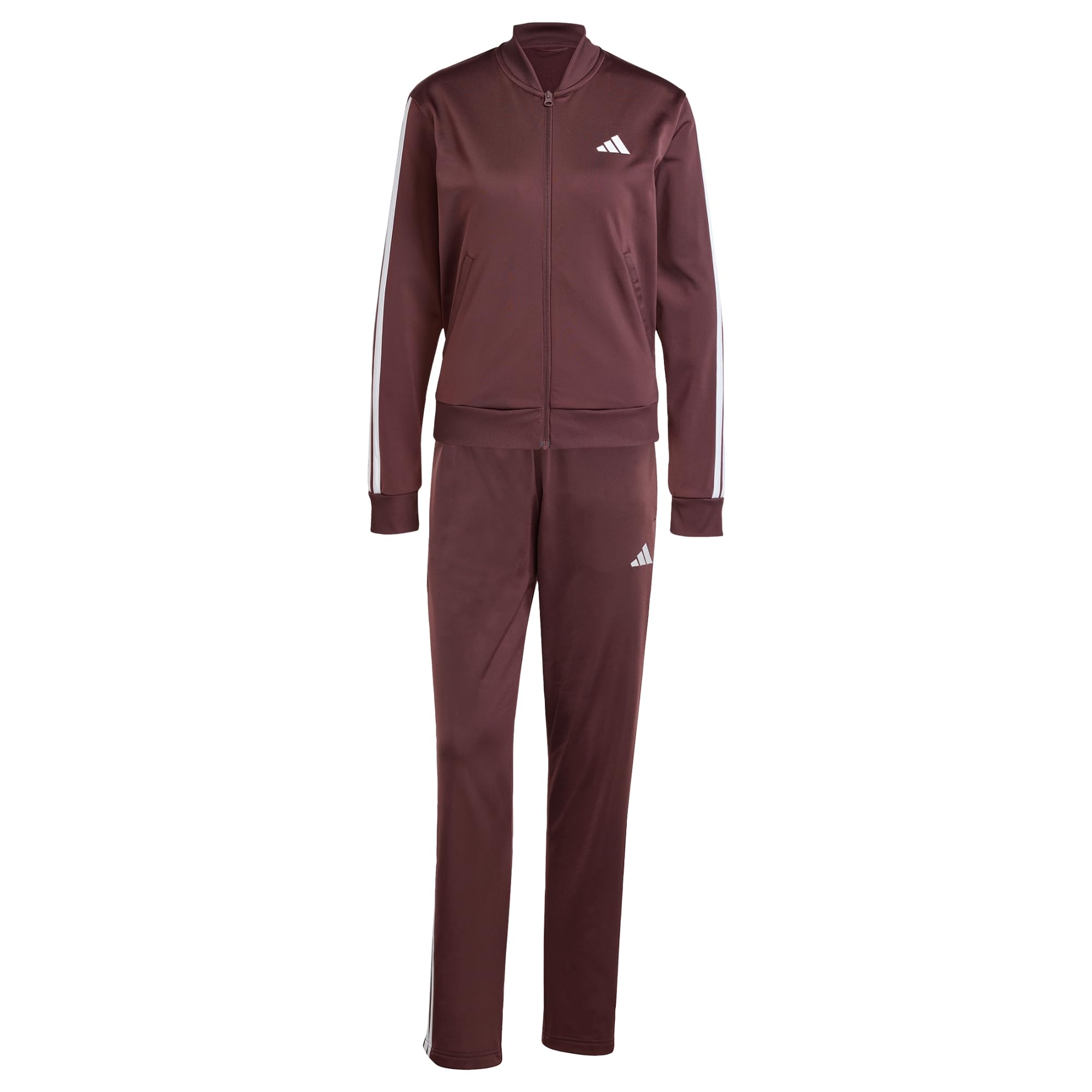 adidas Femme ESSENTIALS 3-​STRIPES TRACKSUIT, Aurora Ruby, S