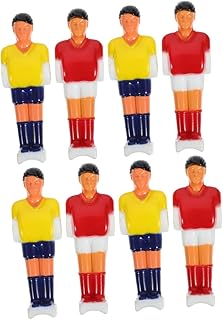 2 Series Muñecos De Fútbol para Futbolín para Mesas De Fútbol Accesorios De Repuesto para Jugadores Compatible con Varillas Estándar 4 Piezas*2