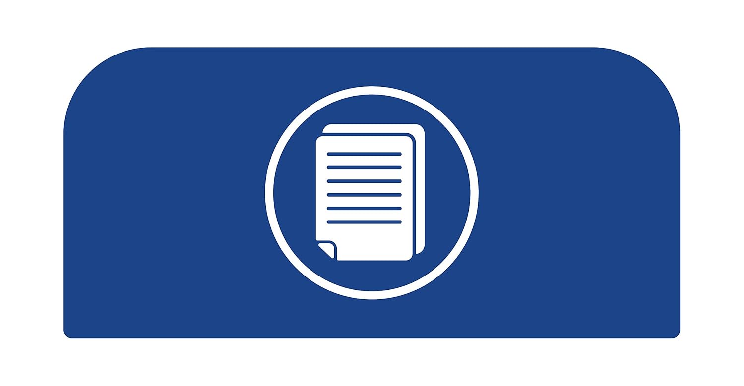 Rubbermaid Commercial Products 1961575 Configure Waste Receptacle Trash Can Sign, Landfill, 45 gal, Black