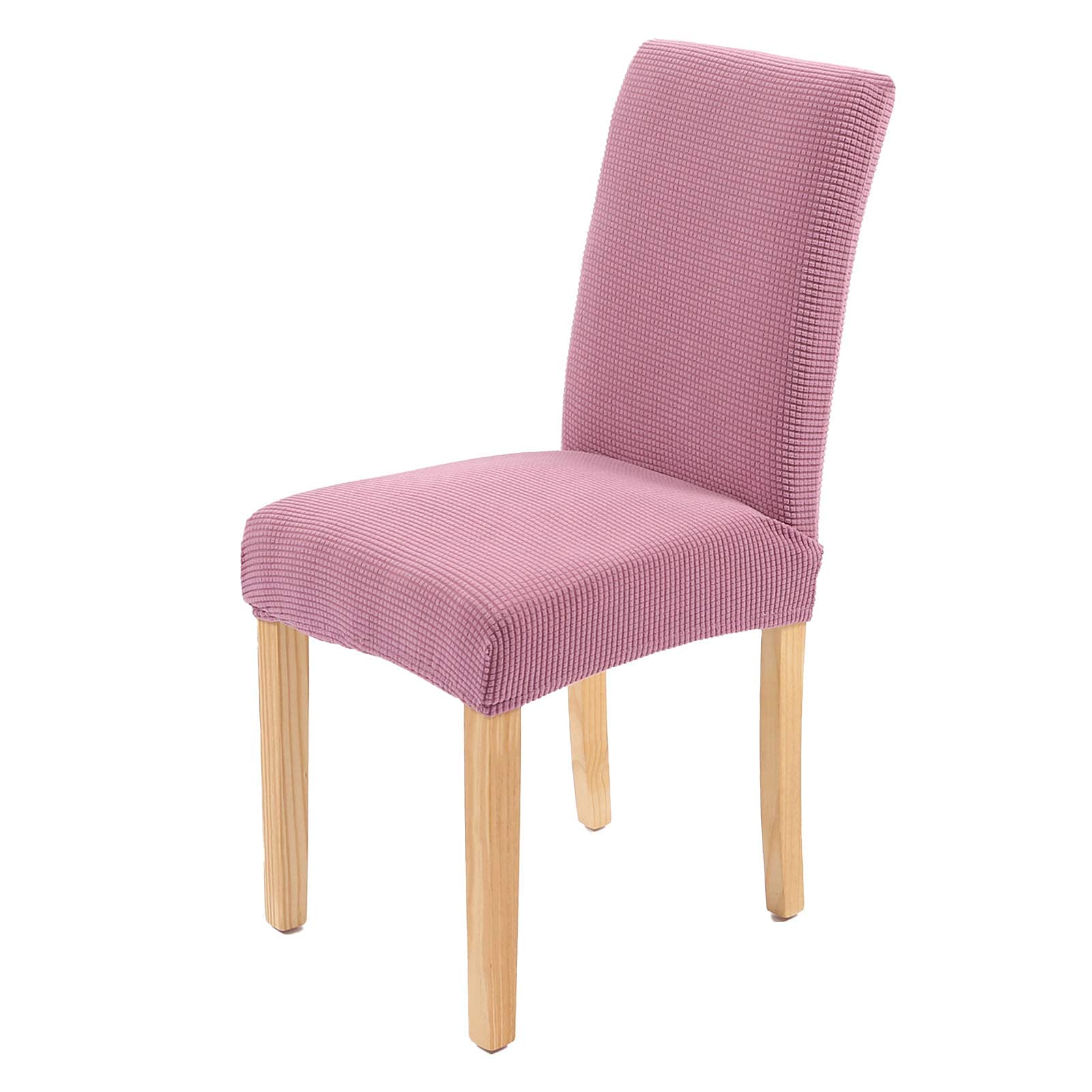 Dining Chair Cover, General Purpose, Solid Color Corn Grid Elastic One-piece Chair Cover, Anti-fouling and Durable, Used for Furniture Decoration