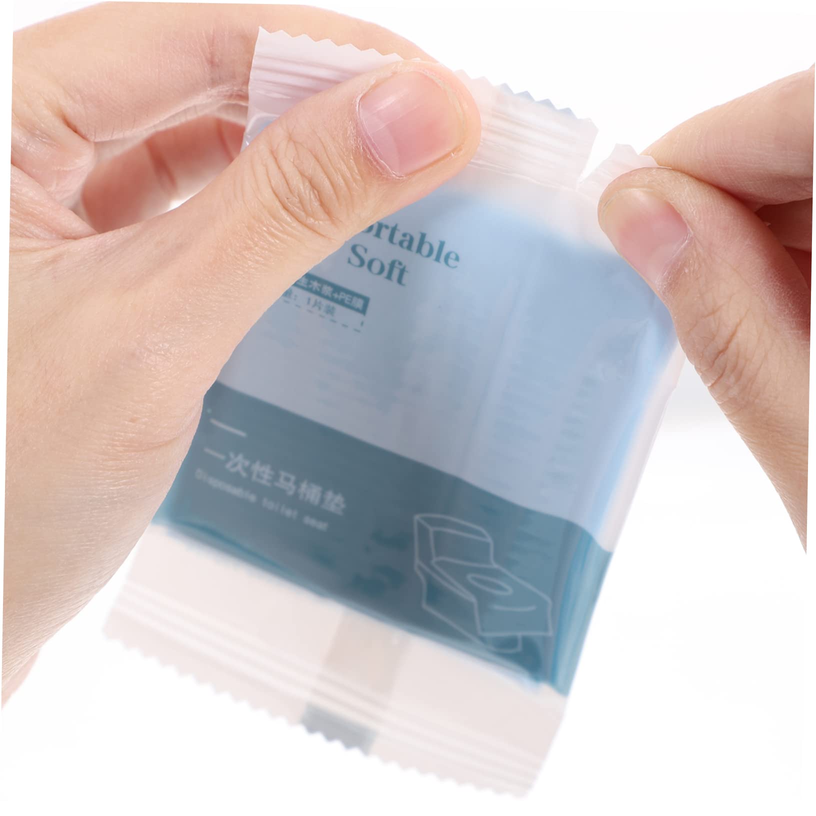 OKUMEYR Foldable Toilet Seat Cover 10 Pack Disposable Toilet Seat Covers Disposables for Adults