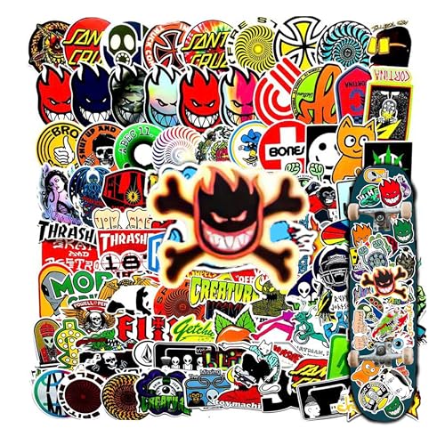 SDHM99 100Pcs Skateboard & Water Bottle Stickers