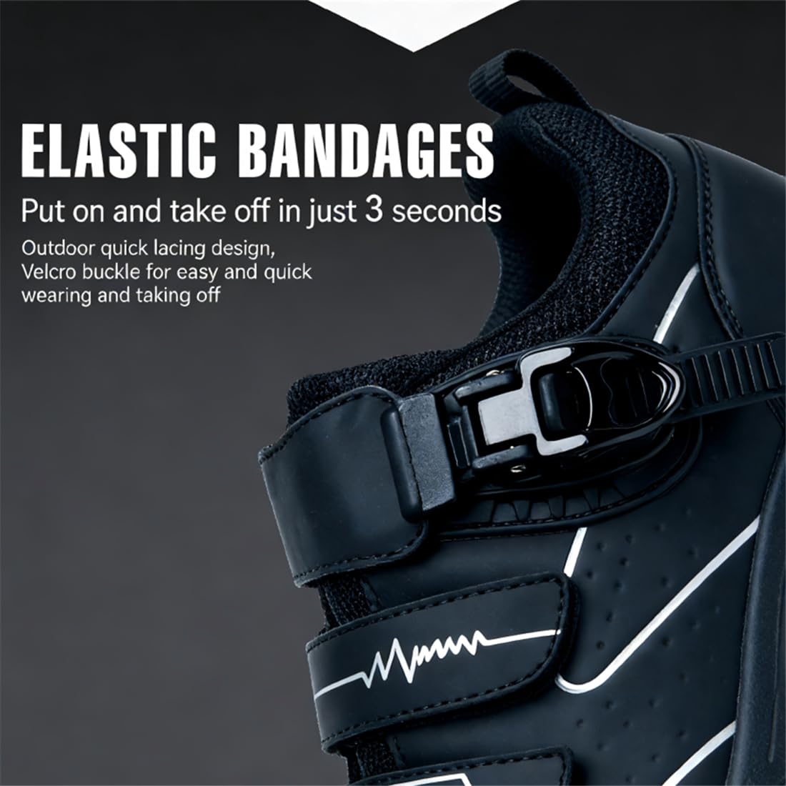 Zapatilla de Ciclismo Hombre Mujer, Zapatos Bicicleta de Montaña Exterior MTB Compatibles con SPD Lock System, Zapatillas de Ciclismo Unisex Adulto Respirables 36-47