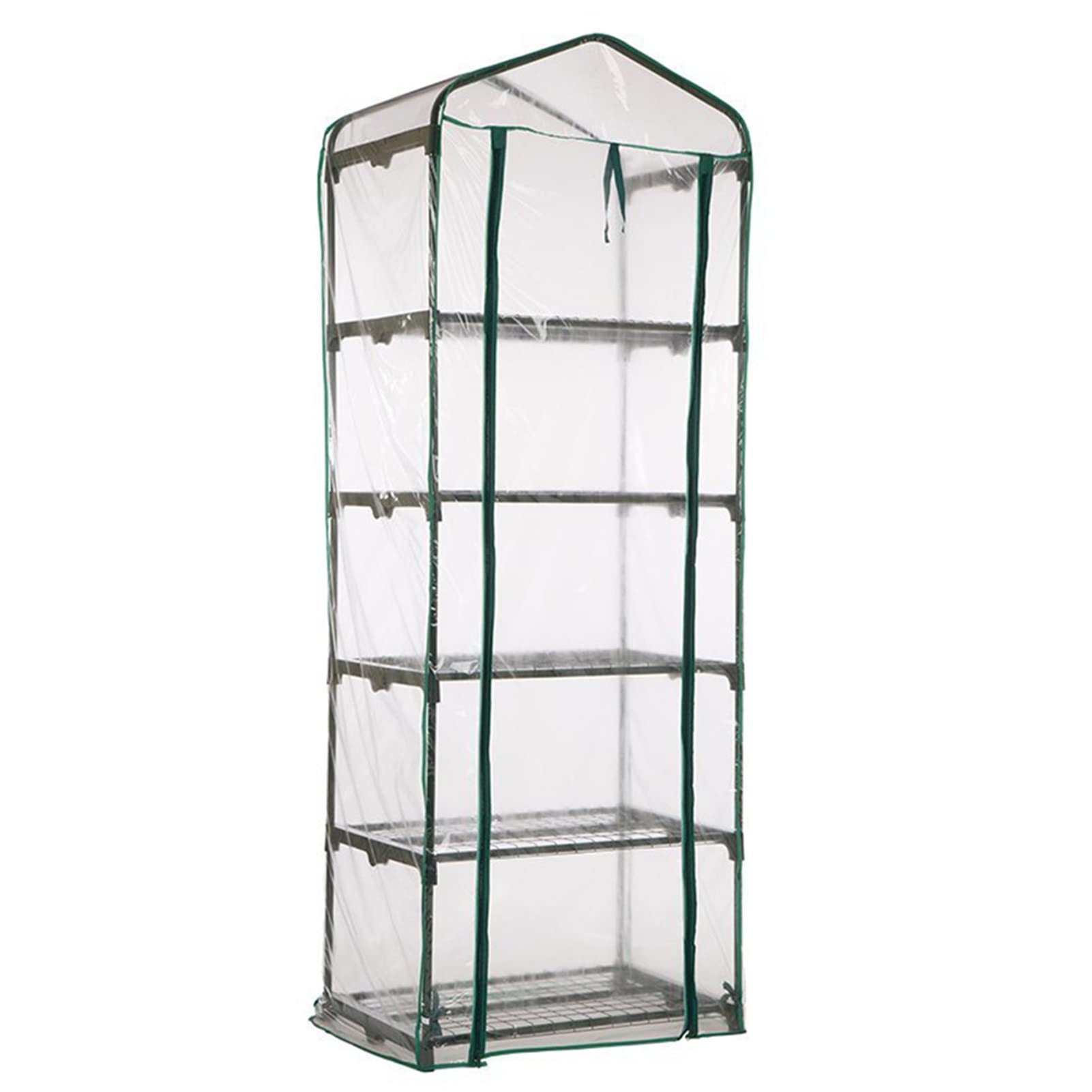 Tongfeng 1 Greenhouse Replacement, 3/4/5 Tier Greenhouse Replacement Plant, Transparent Pvc Indoor/Outdoor Tent With Zippered, For Plants Cold Frost Protection Wind Rain Proof