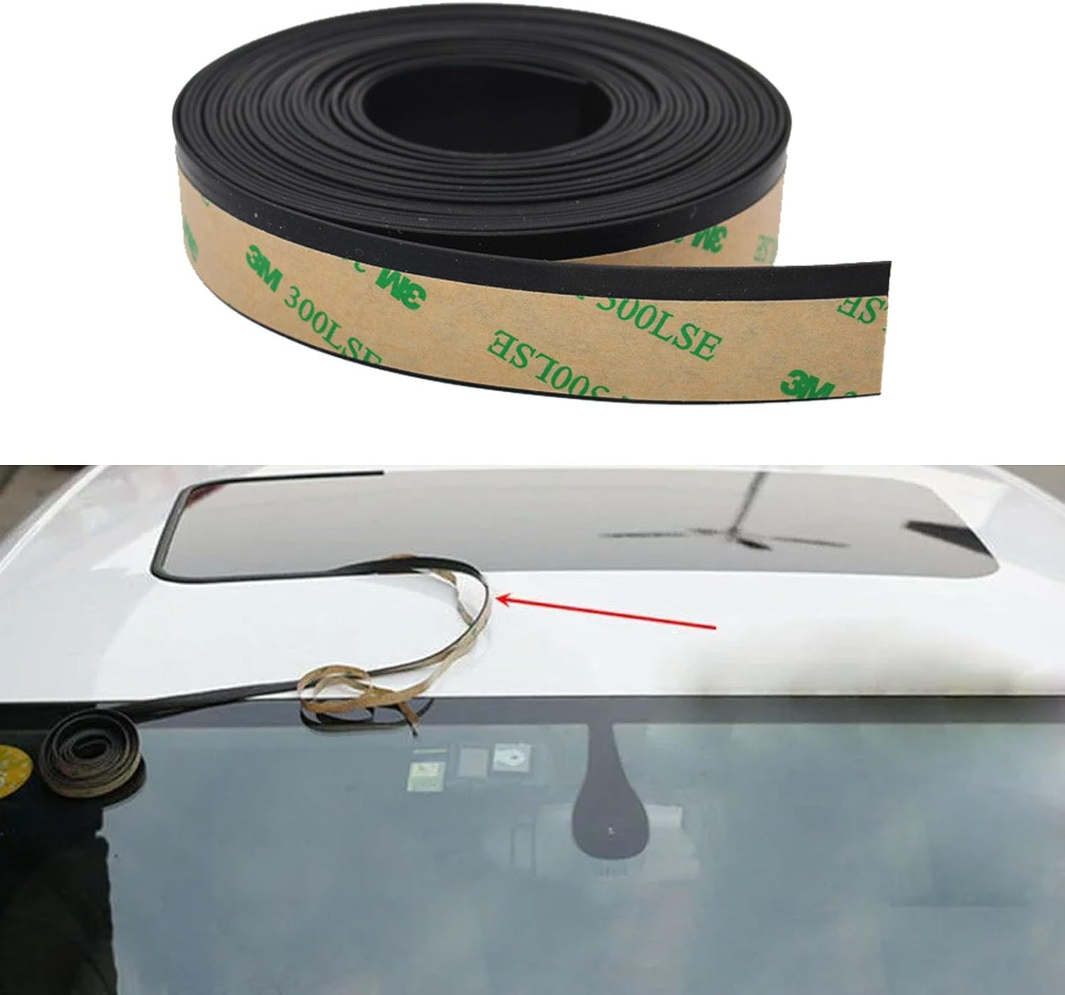 LLII Windshield Sunroof Seal Strip roof Trim Molding