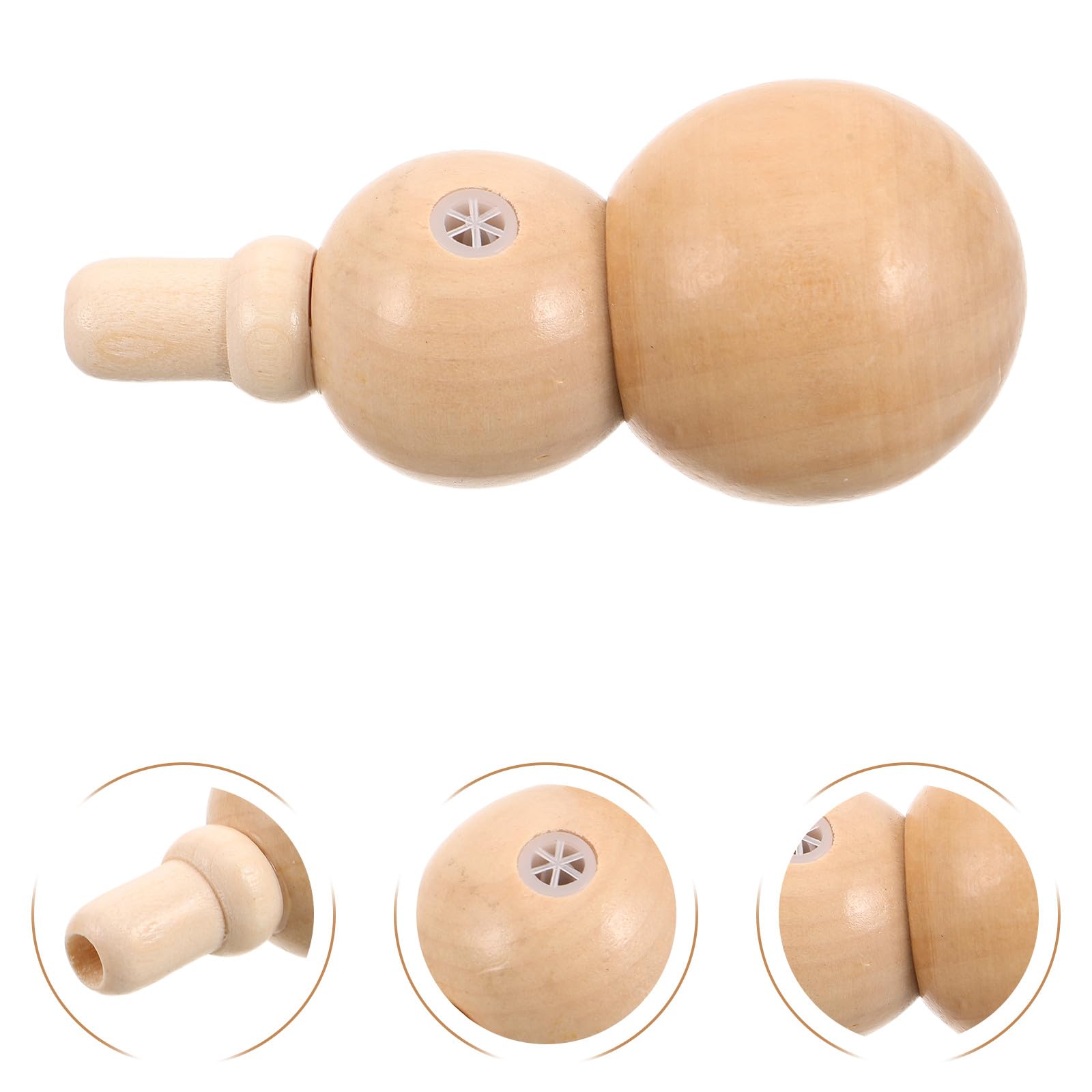 TOYANDONA 4pcs Instruments de Musique Kazoo en Bois Flûte Nasale à Membrane pour Garçons Filles et Adultes pour Partie et Activité en Plein Air