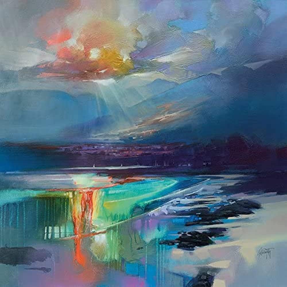 Art Group WDC97241 The (Arran Shore) Canvas Print, Multi Coloured, 60 x 60cm
