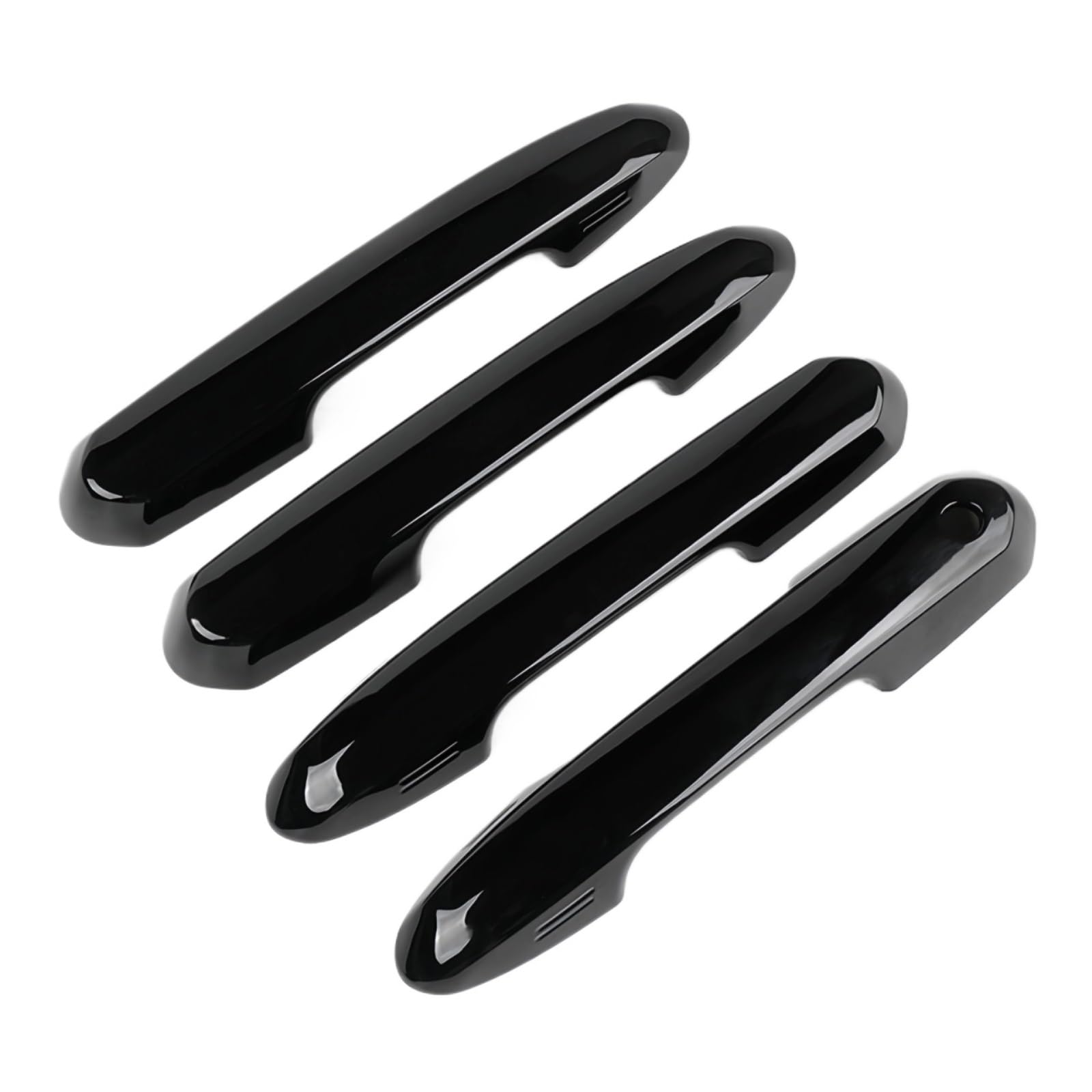 DSPOLIMV Outer Door Handle Cap Compatible with Toyota for Highlander 2022 2023 2024 for Rav4 2020-2024 Car Door Handle Cover Side Pull Door Handle Caps(Black)