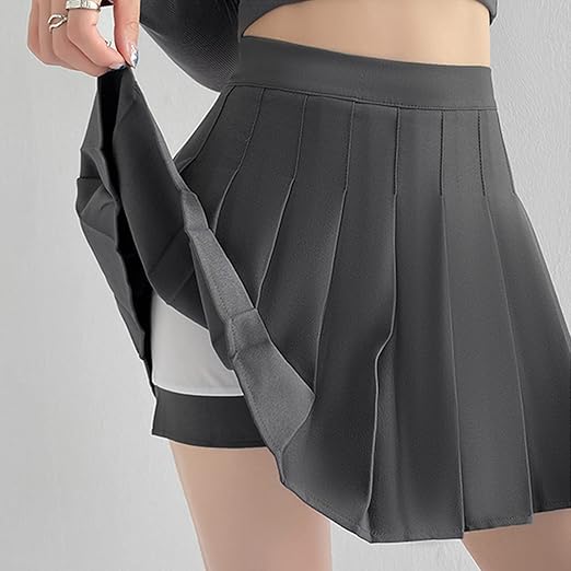 Mini Gonna A Pieghe DRESHOW - Gonna Svasata Elastica Per Donna E Ragazze