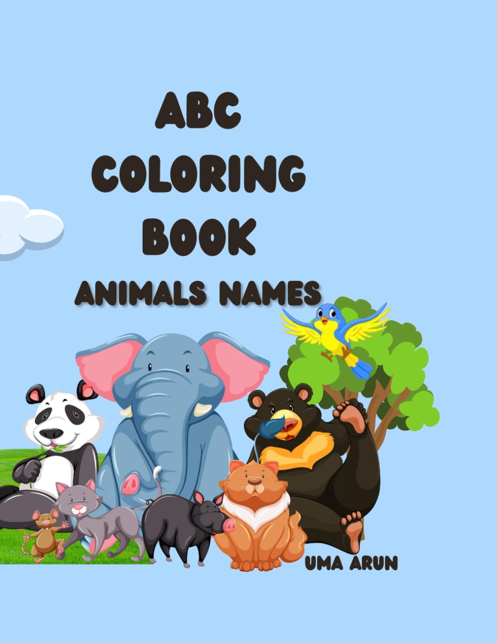 ABC Coloring Book for Kids - Animals Names