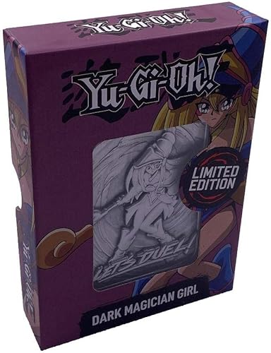 Fanattik 175756 Yu-Gi-Oh - Tarjeta de dios de metal de edición limitada The Dark Magician Girl, multicolor
