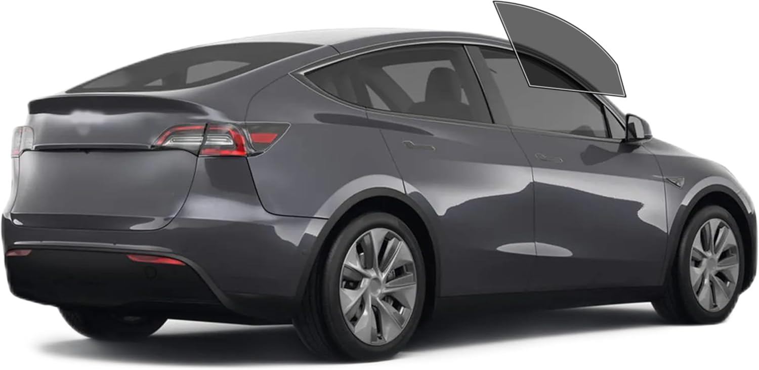Precut Window Tint Film Front Two Door Windows Tint Film Cars Sun Blocking Protection Privacy Anti Shatter Glass 2 Ply Computer Cut Any Tint Shade for Tesla Model Y 2020-2024 Front Front-35%