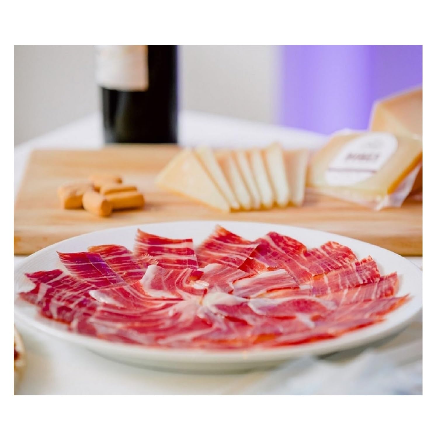 LalolaGourmet - Paleta Serrana Gran Reserva (5,5/6 kg) Stagionatura Naturale 100% Senza Glutine e a Basso Contenuto di Sale I Spalla di Prosciutto Serrano - Zampa Anteriore