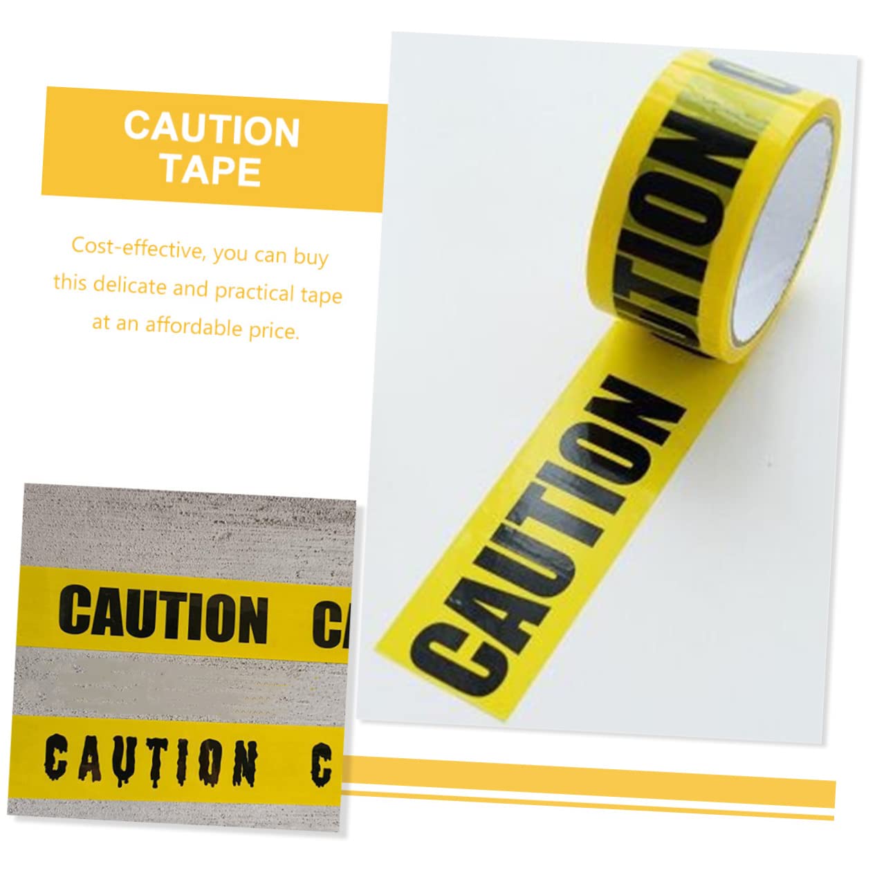 iplusmile 8rollos Cinta De Precaución Halloween Decoración De Caution Para Señalizar Peligros y