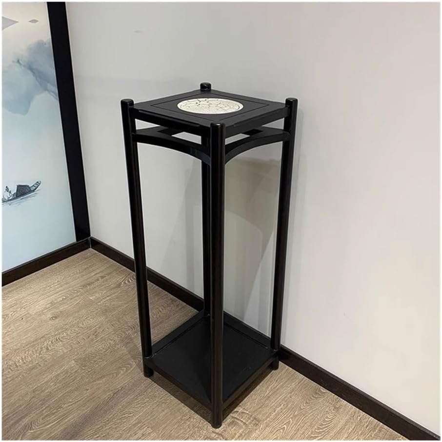 Vase Stand Wood Bonsai Rack, Zen Shelf Living Room Furniture Decorative Potted Plant Stand