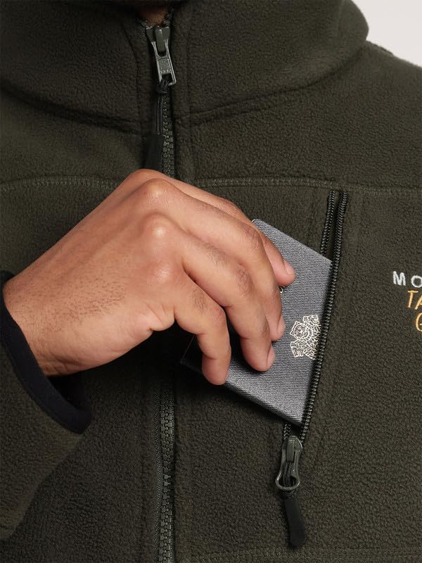 Image of MOUNTMILLER Men's Ripstop Dual Superbond HLKN Fleece Tactical Jacket | Water Repellant | Multi-Pocket | Abrasion-Resistant | Ideal for Outdoor, Hiking & Trekking