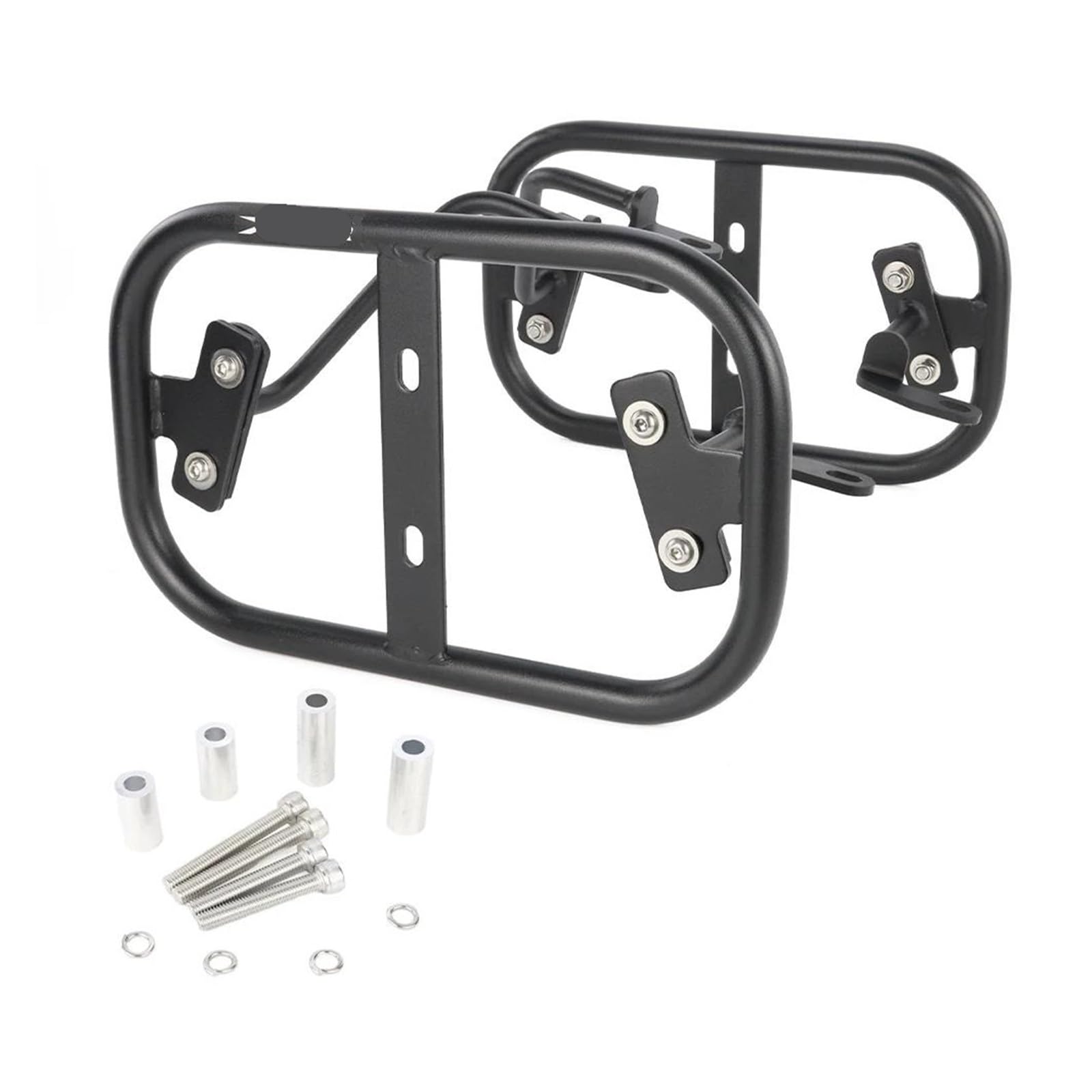 Soportes laterales de acero para viajar en tu Triump Rocket 3 con alforjas 6