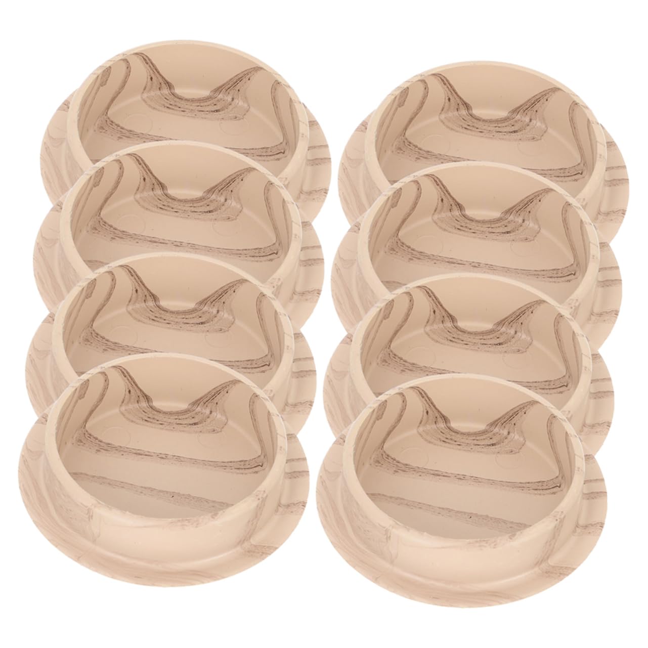 STOBOK 8pcs home furniture sofa cama para sala modernos baratos sofas professional couch stoppers home supply non-slip furniture cups scratch proof small furniture limiter felt wood grain