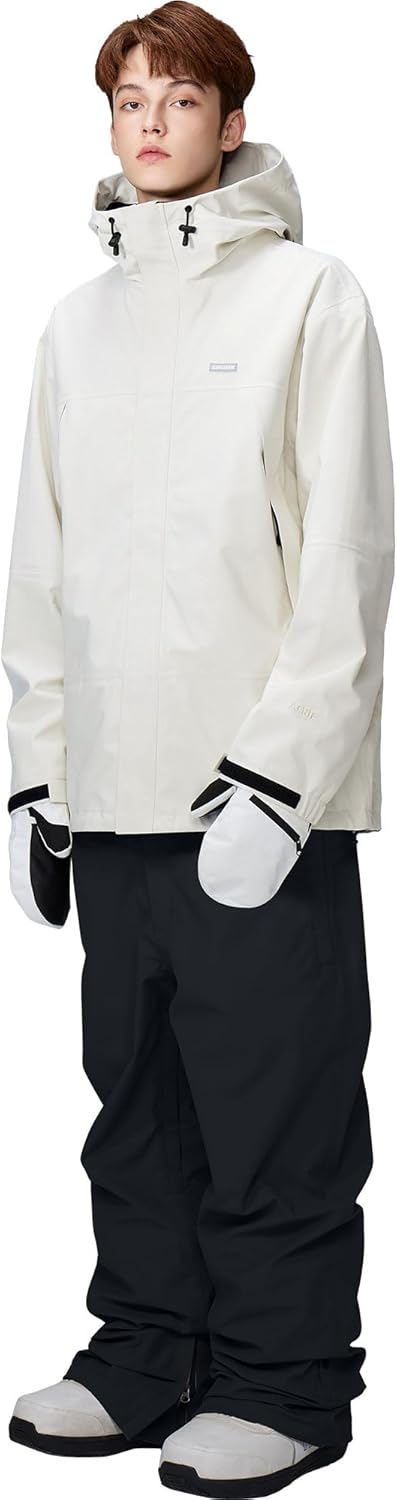 一度のみ使用】アッシュグリーム スノーボードウエア上下セットLサイズ