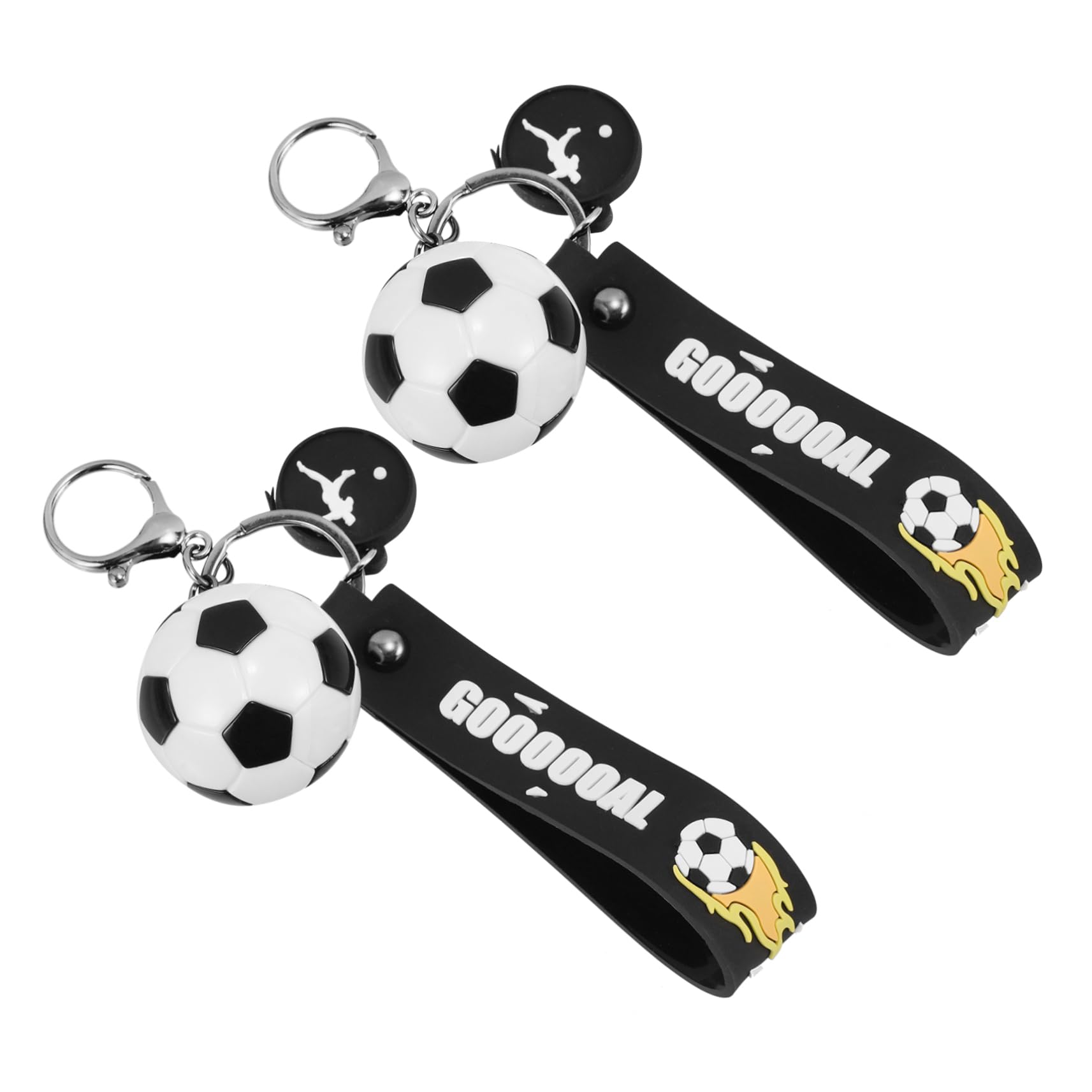 PACKOVE 10pezzi Portachiavi Pallone Ciondolo Decorativo Per Borse Per Appassionati Per Compleanni e