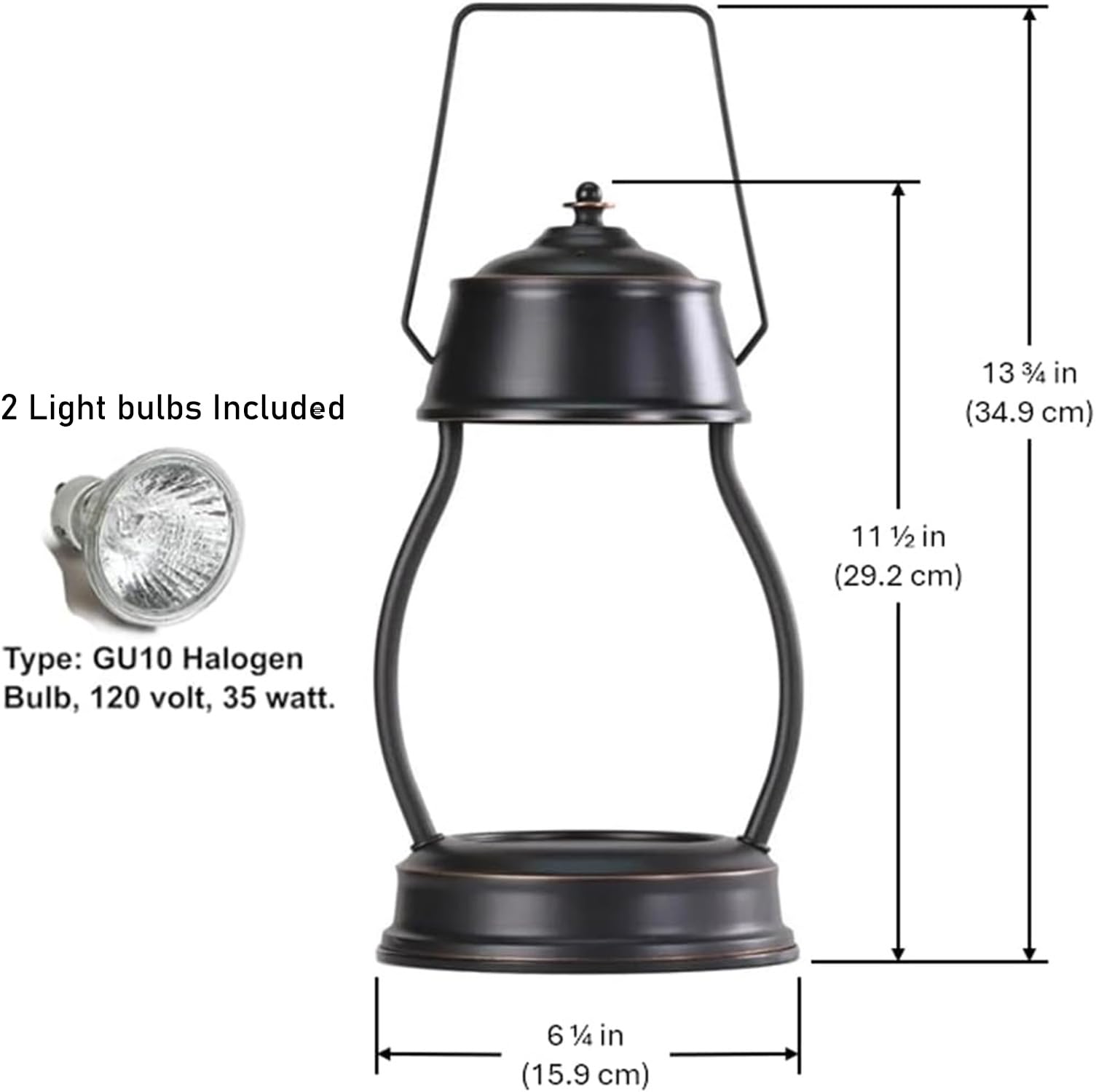 Podgrzewacz świec lampa z timerem ściemniana dla kobiet mamy nowy dom kuchnia biuro dekoracja światło do świec w słoiku z 2 żarówkami (bez świec)