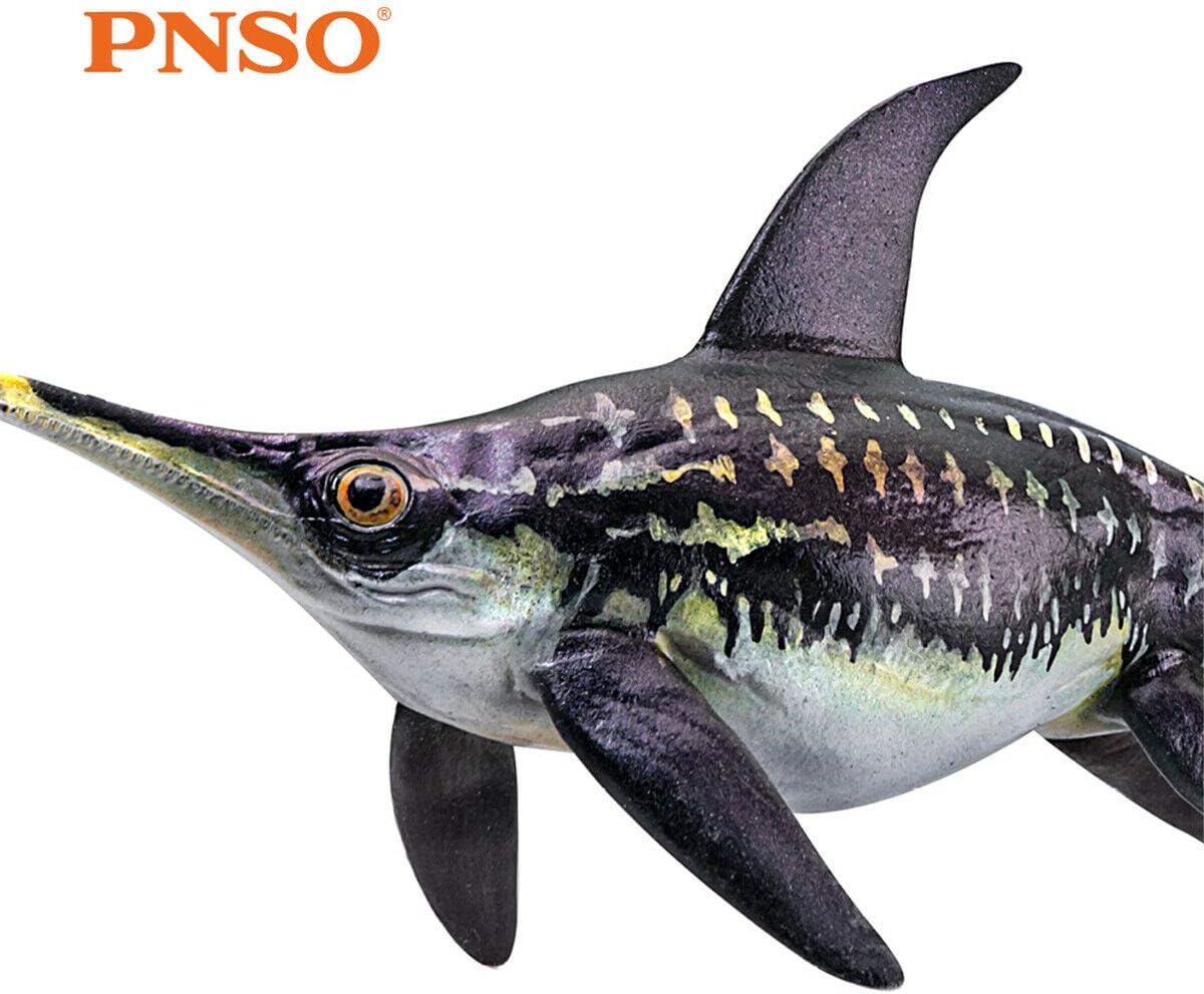 PNSO 7.3in Eurhinosaurus Ichthyosaurus Dinosaur PVC Realistic Animal Model