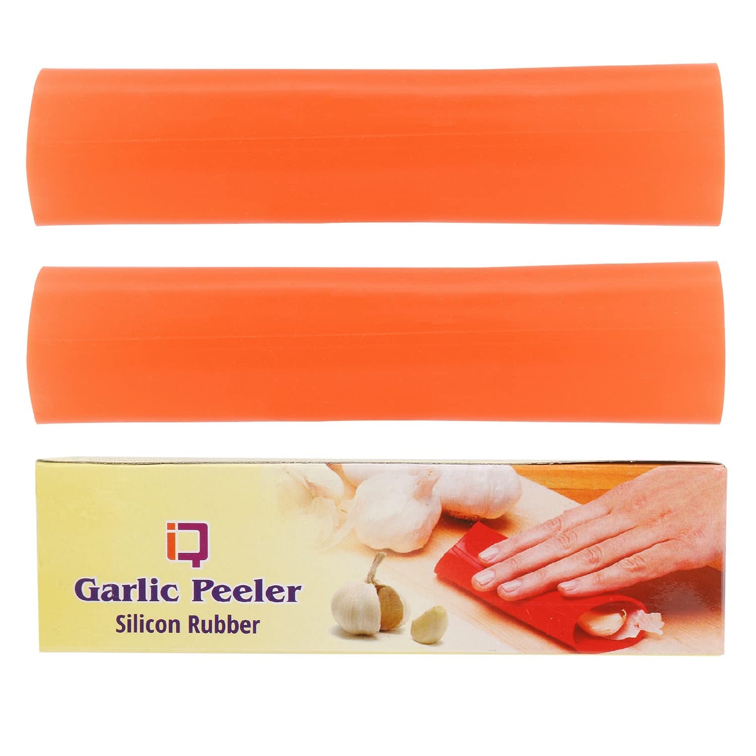 Milestouch - Pack - 2 Silicon 100% Food Grade Garlic Peeler, Lasan Chilka Remover, Lason/Garlic Cleaner (Made in India) (2)