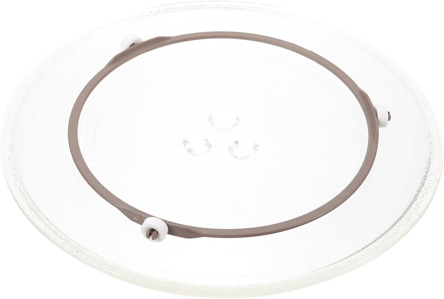 LIFKOME Microwave Glass Turntable Replacement Plate with Coupler Heat Resistant Oven Turntable Tray for Microwave Cooking Compatible with Models 1 Set