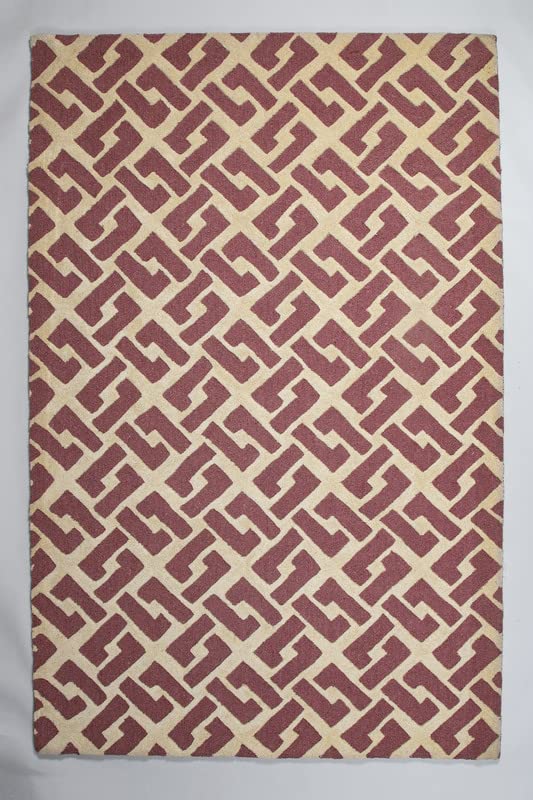 CONTRAST LIVING Sela Wool Tufted Carpet Modern Design for Best use Living Room | Bed Room |Dinning Hall |Kitchen Room Carpet Rug (Size:- 170x240 cm |5.5x8 Feet|76x96 Inch |Multicolour)