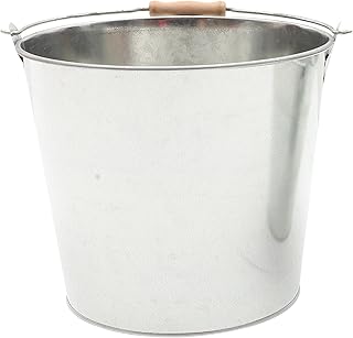 Luxshiny Burn Bin Coal Bucket Fireplace Ash Bucket with Handle Burner Barrel Bin Coal Ash Bucket Ash Carrier Pail Char Ash Can Fireplace Tools Pit M Coal Bucket Incinerator Burn Barrel