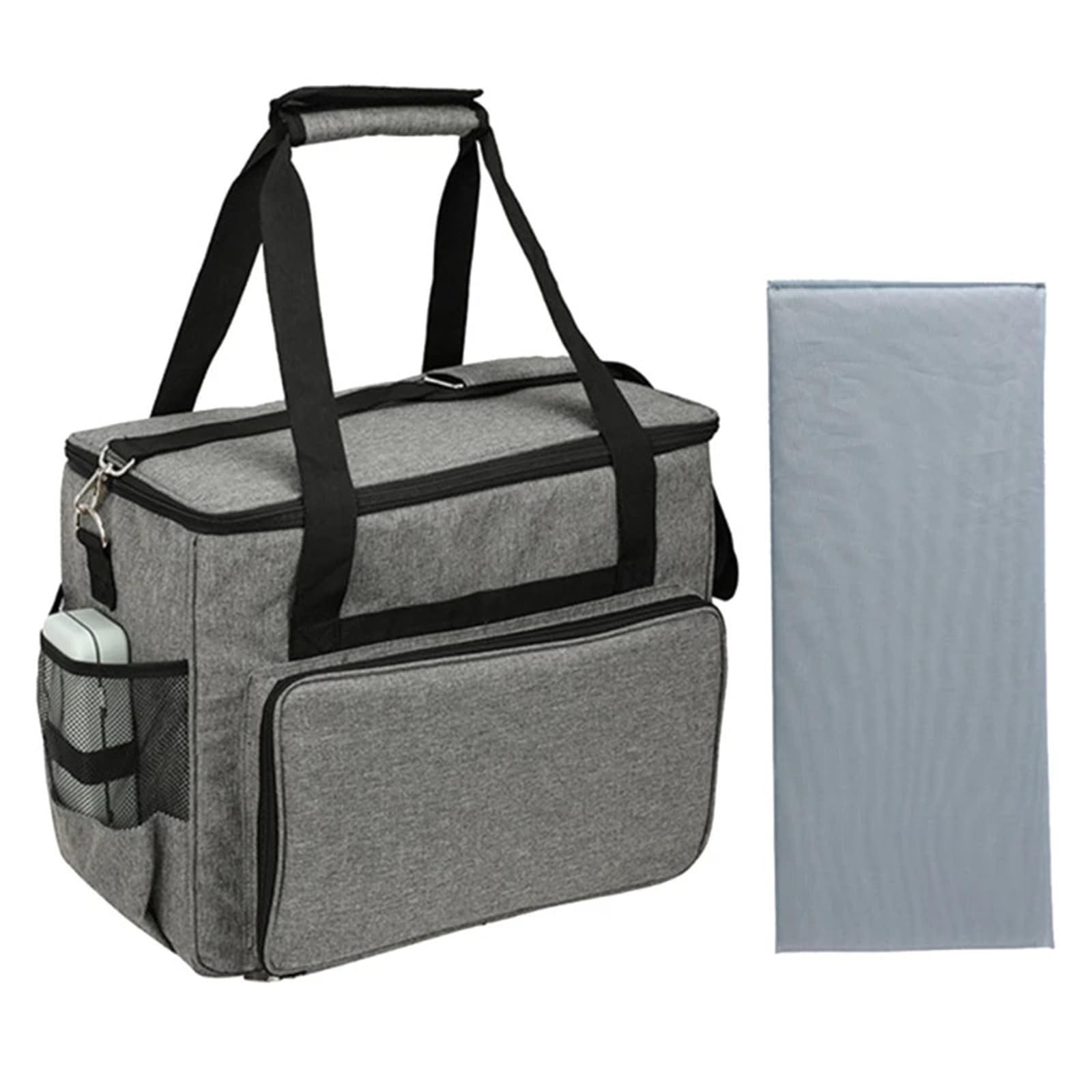 Estuche for máquina de Coser, Bolsa Transporte con Acolchado extraíble y Accesorios(Grey)