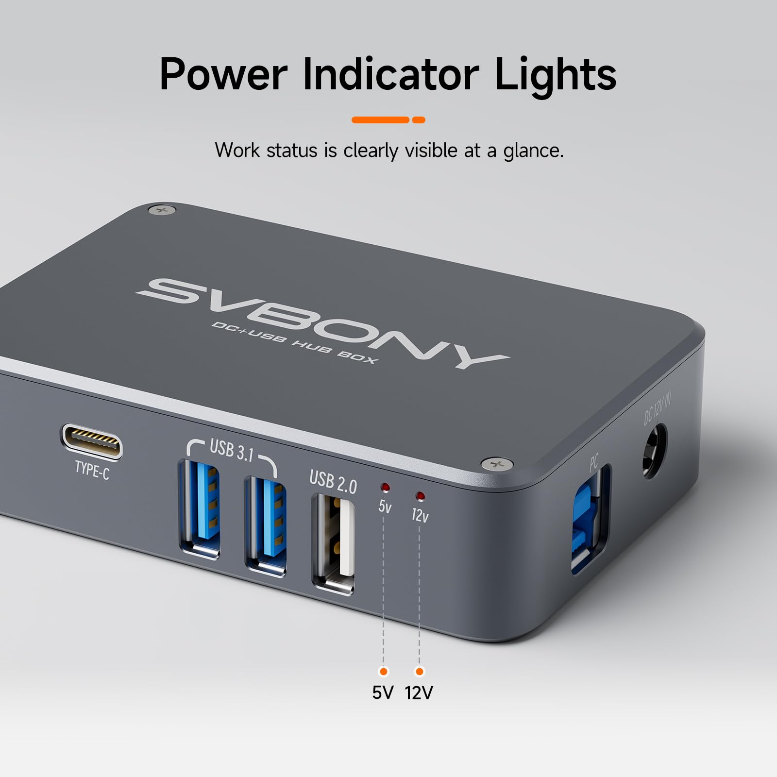 Svbony SV241 Zasilacz DC Teleskopowy 6 Wyjść DC do Fotografii Nieba | Astronomiczny Kieszonkowy Adapter, Kompleksowa Ochrona USB Hub Box, Astronomiczny Teleskop Akcesorium