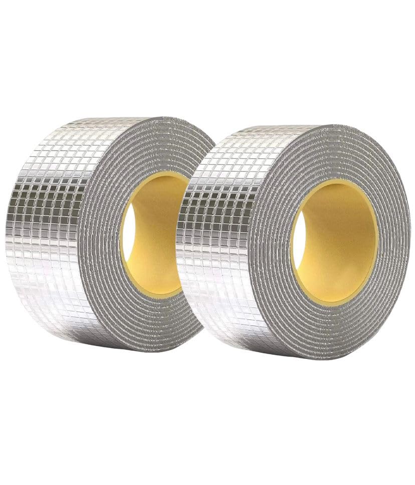RUDRA INDUSTRIES Waterproof Repair Tape for Leakage, Roof, Pipe, Window, 3M Scotchlite Self Adhesive Foam sealing tape for rubber,surface crack (5CM×5M)(silver) 2piece (B0D97LSD32) Amazon Price History, Amazon Price Tracker