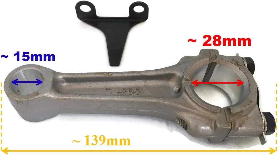 ITACO Motor Connecting Rod Con Bolt Oil Scraper Assy 234-22501-00 for Robin Subaru EY28 RGX3500 Lawnmower Generator Engine
