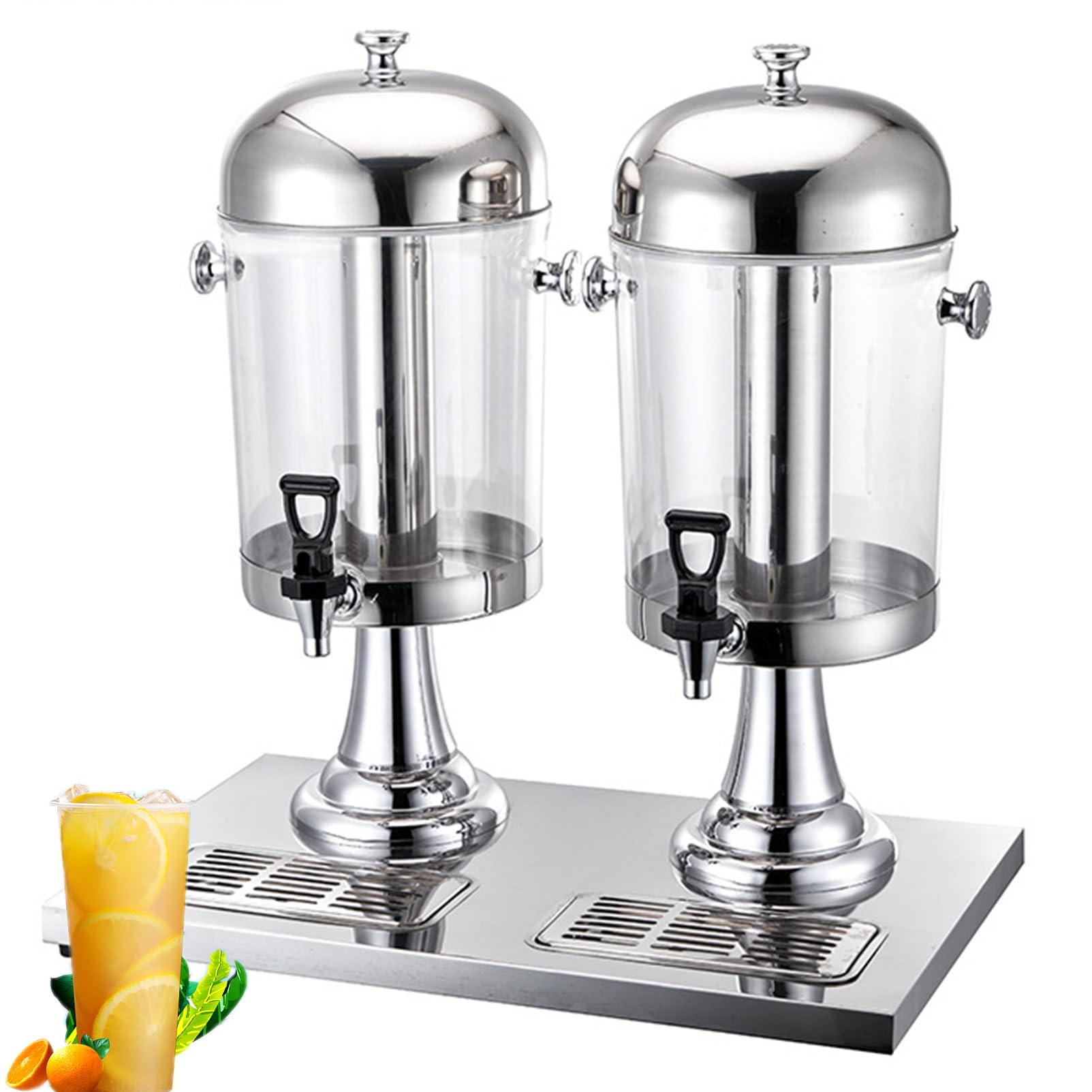 Distributeur de boissons commerciales avec noyau de glace, machine à jus chaud et froid pour restaurant et bar, capacité de 8 L pour un service efficace