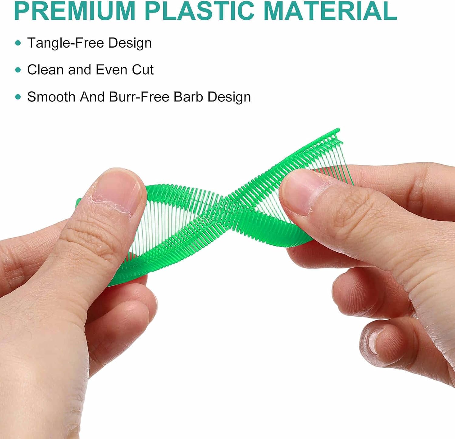 Standard Tagging Gun Fasteners 5000 Pcs 0.8 Inch Label Gun Price Tagging Barbs Clothing Tags Barbs Attachments for Clothes Fabric Price Label Garment, Green image 3