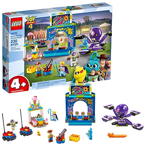 LEGO | Disney Pixar’s Toy Story 4 Buzz & Woody’s Carnival Mania 10770 Building Kit, New 2019 (230 Piece) (Renewed)