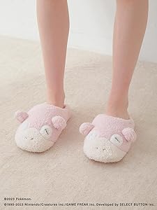 セール ポケモン ヤドン ルームシューズ ヘアバンド Amazon.co.jp: [ジェラート ピケ] ベビモコ ヤドン ルームシューズ