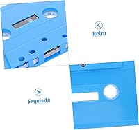 Vista 3 de Cajas de cinta de casete para decoración de fiesta, cajas de cinta retro, casetes en blanco para bricolaje