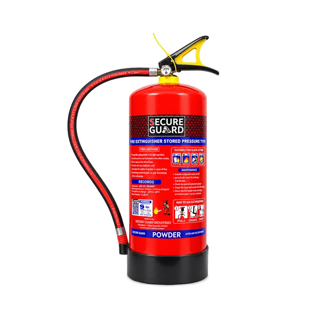 Secure Guard Fire Extinguisher - 9kg ABC Powder -3