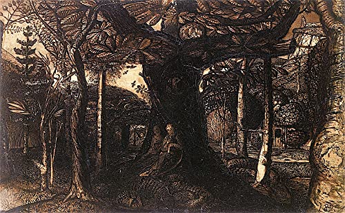 Impression prints toile peinture murale Samuel Palmer pour habiller un salon moderne 60x90cm