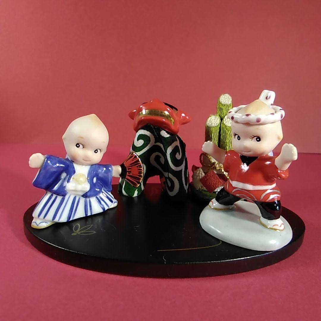 Amazon | オニルーキューピー正月フィギュアセット | 正月飾り | おもちゃ